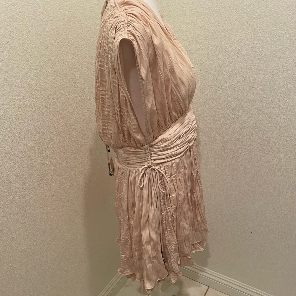 NWT Womens Free People Beige Cream Dress Prosecond Light Sand Size M - Picture 9 of 11
